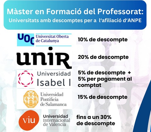 Descomptes universitats